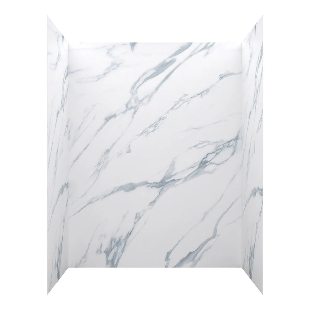 Jetcoat Core Composite Carrara White Shower Wall Carrara White 1