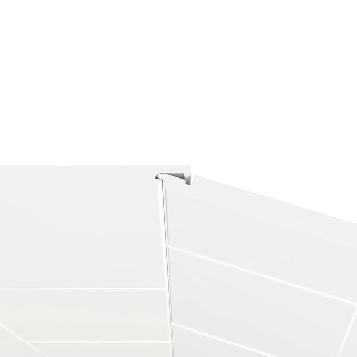 Jetcoat Core Composite White Subway Shower Wall White Subway 2