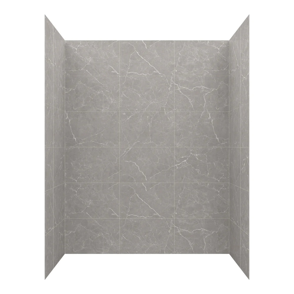 Jetcoat Core Composite Polished Grey Marble Shower Wall Polished Grey Marble 1