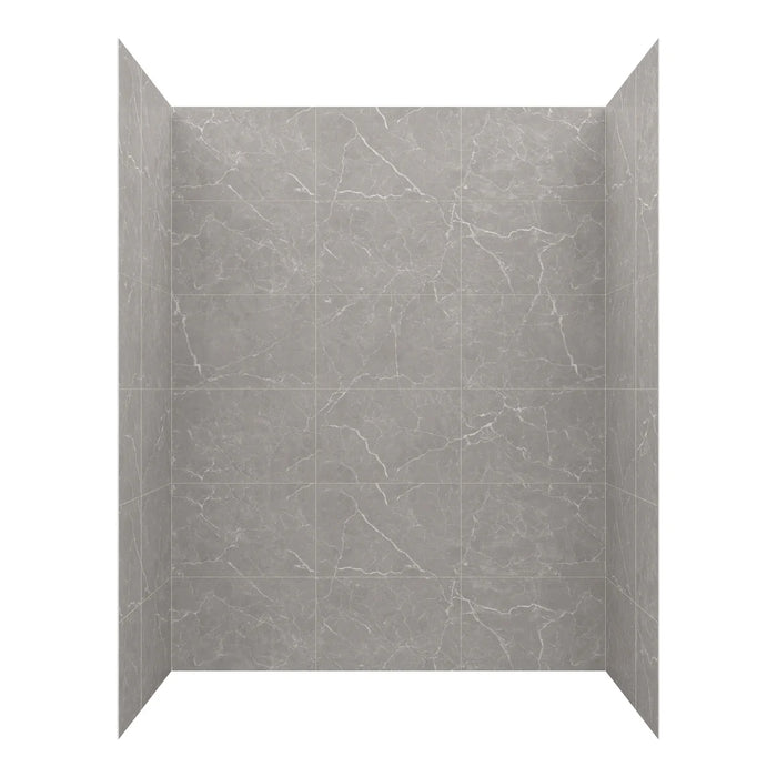 Jetcoat Core Composite Polished Grey Marble Shower Wall Polished Grey Marble 1