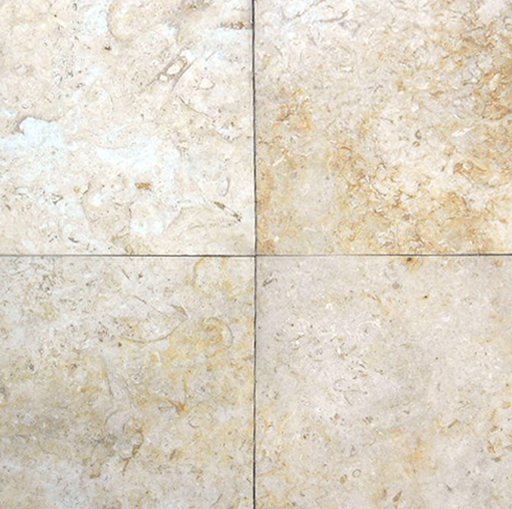 Jerusalem Desert Beige Limestone Tile - 21" x 21" x 5/8" - 3/4" Polished