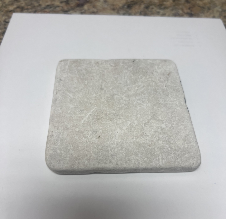 Jerusalem Desert Beige Tumbled Limestone Tile - 4" x 4" x 3/8"