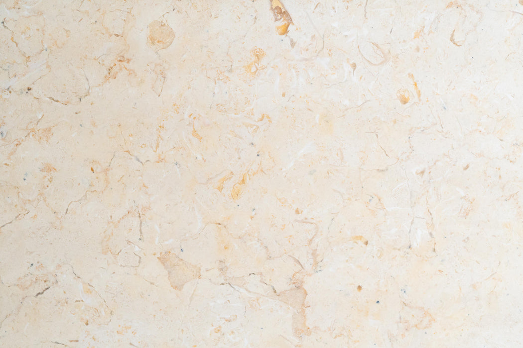 Full Tile Sample - Jerusalem Gold Light Limestone Tile - 18" x 18" x 1/2" Honed