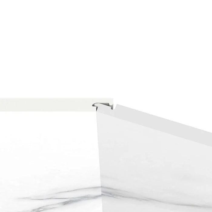 Jetcoat Flex Stone Composite Dark Polished Grey Marble Shower Wall Dark Polished Grey Marble 6