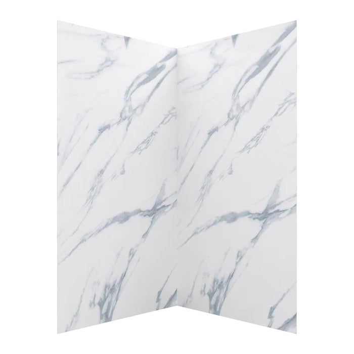 Jetcoat Flex Stone Composite Dark Polished Grey Marble Shower Wall Dark Polished Grey Marble 5