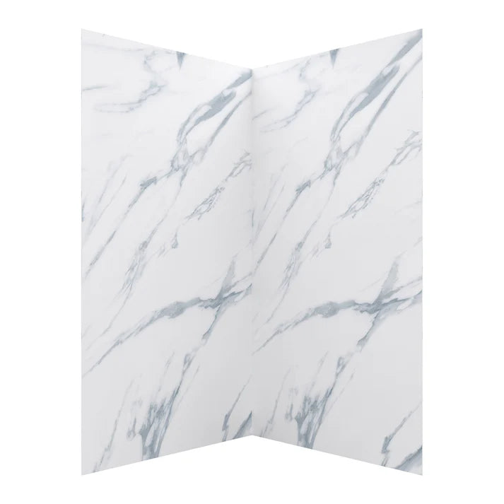 Jetcoat Flex Stone Composite Dark Polished Grey Marble Shower Wall Dark Polished Grey Marble 5