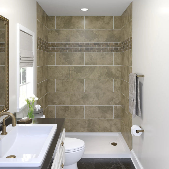 Jetcoat Reflection Composite Stone Sierra Shower Wall Stone Sierra 6