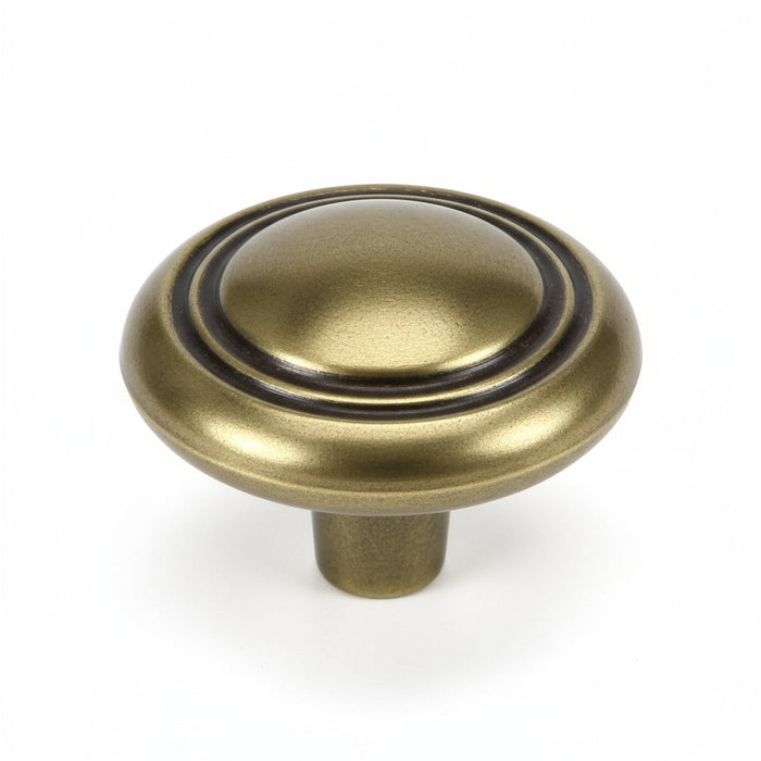 Silverline K2002  Zinc Alloy Cabinet Knob  -  Antique English Brass