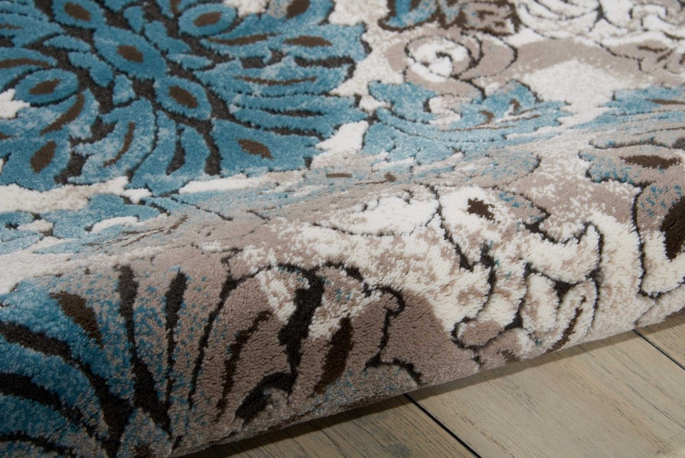 Karma Polypropylene & Polyester Ivory Blue IVBLU