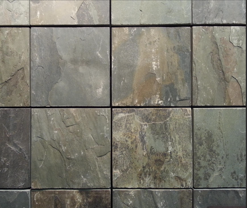 Kashmir Slate Tile Natural Cleft Face, Gauged Back 2
