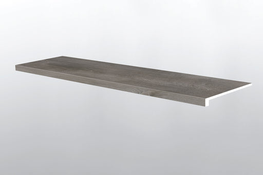 Everlife LVT Glenridge Katella Ash Luxury Vinyl Moulding / Trim - 12" x 47.25" Stair Tread Eased Edge