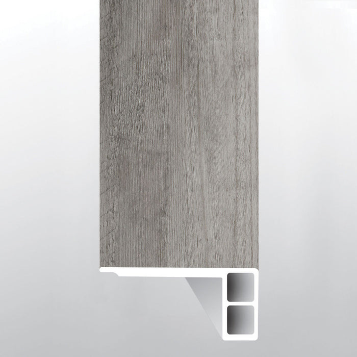 Cyrus Katella Ash Luxury Vinyl Moulding / Trim - 2.75" x 94" Eased Edge Flush Stairnose
