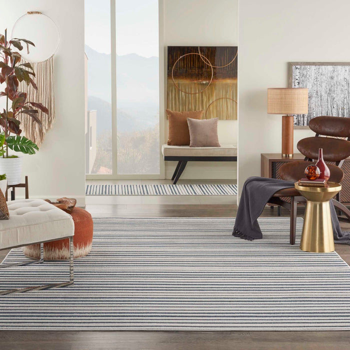 Key Largo Blue KLG01 Polypropylene & Polyester Area Rug - 10 Ft Runner