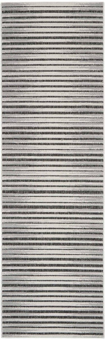 Key Largo Dark Grey KLG01 Polypropylene & Polyester Contemporary Area Rug - 10 Ft Runner