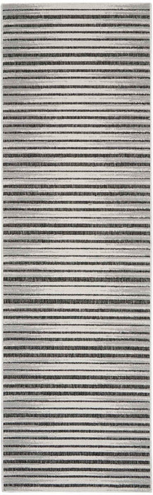 Key Largo Dark Grey KLG01 Polypropylene & Polyester Contemporary Area Rug - 5 Ft x 7 Ft