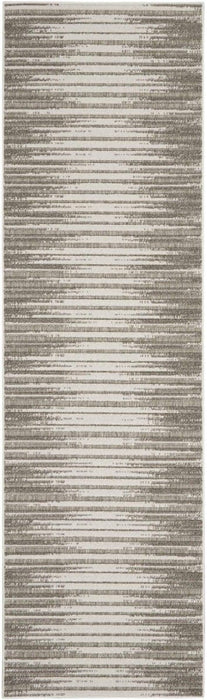 Key Largo Light Grey KLG01 Polypropylene & Polyester Contemporary Area Rug - 8 Ft Runner