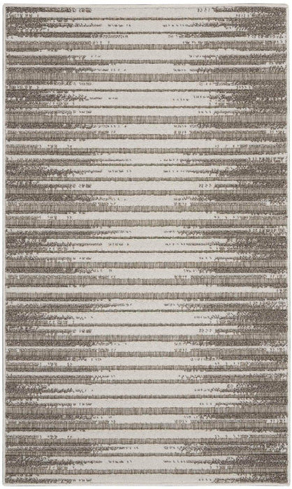 Key Largo Light Grey KLG01 Polypropylene & Polyester Contemporary Area Rug - 9 Ft x 12 Ft