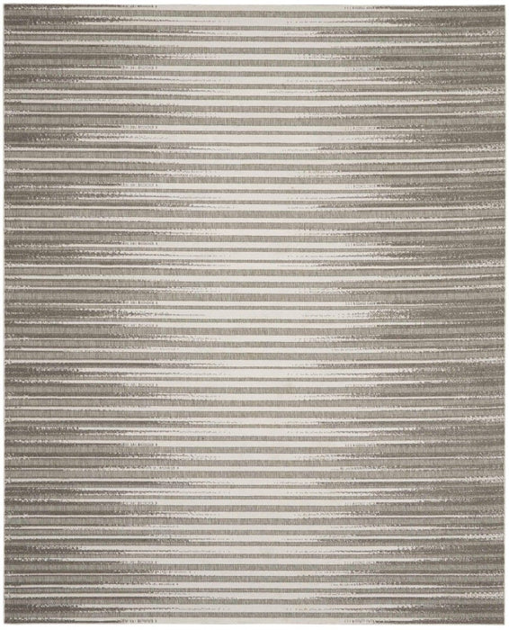 Key Largo Light Grey KLG01 Polypropylene & Polyester Contemporary Area Rug - 4 Ft x 6 Ft