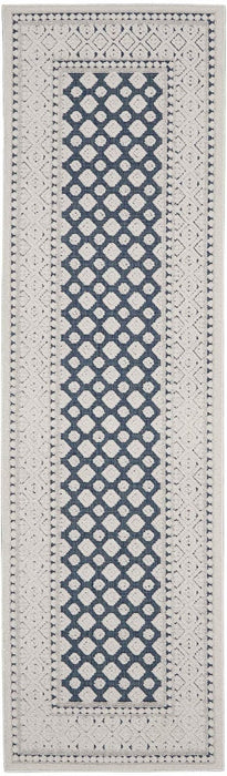 Key Largo Blue KLG02 Polypropylene & Polyester Modern Area Rug - 9 Ft x 12 Ft