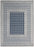 Key Largo Blue KLG02 Polypropylene & Polyester Modern Area Rug - 9 Ft x 12 Ft