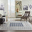Key Largo Blue KLG02 Polypropylene & Polyester Modern Area Rug - 9 Ft x 12 Ft