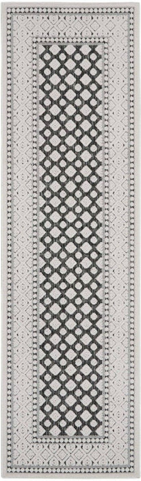 Key Largo Dark Grey KLG02 Polypropylene & Polyester Modern Area Rug - 8 Ft x 10 Ft