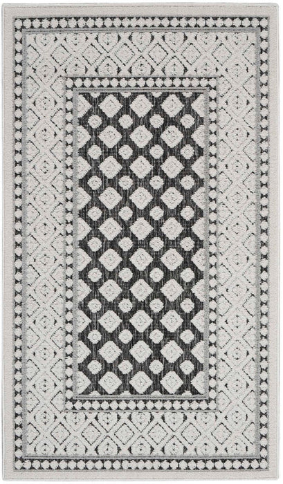 Key Largo Dark Grey KLG02 Polypropylene & Polyester Modern Area Rug - 8 Ft x 10 Ft