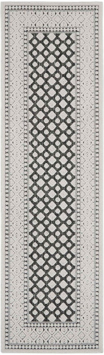 Key Largo Dark Grey KLG02 Polypropylene & Polyester Modern Area Rug - 8 Ft x 10 Ft