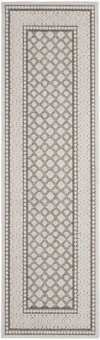 Key Largo Light Grey KLG02 Polypropylene & Polyester Modern Area Rug - 4 Ft x 6 Ft