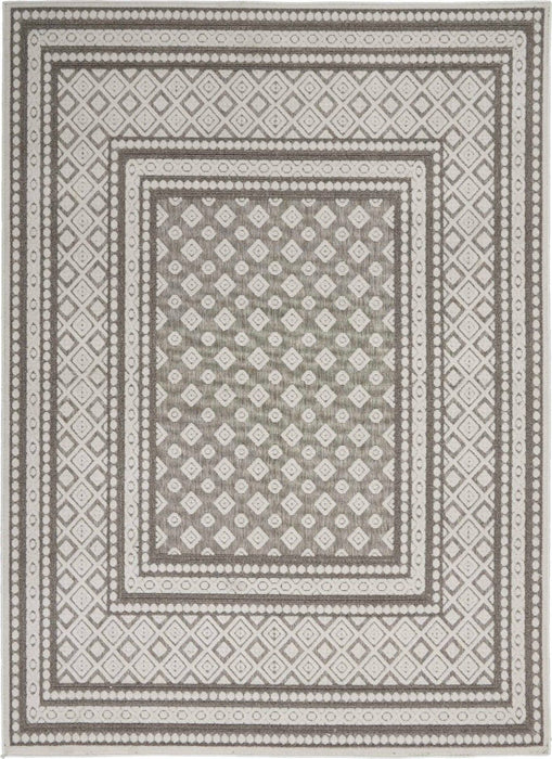 Key Largo Light Grey KLG02 Polypropylene & Polyester Modern Area Rug - 10 Ft Runner