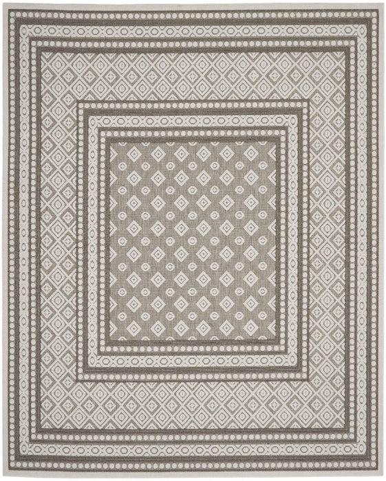 Key Largo Light Grey KLG02 Polypropylene & Polyester Modern Area Rug - 10 Ft Runner