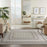 Key Largo Light Grey KLG02 Polypropylene & Polyester Modern Area Rug - 10 Ft Runner