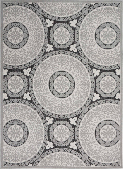 Key Largo Grey KLG03 Polypropylene & Polyester Contemporary Area Rug - 10 Ft Runner