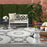 Key Largo Grey KLG03 Polypropylene & Polyester Contemporary Area Rug - 5 Ft x 7 Ft