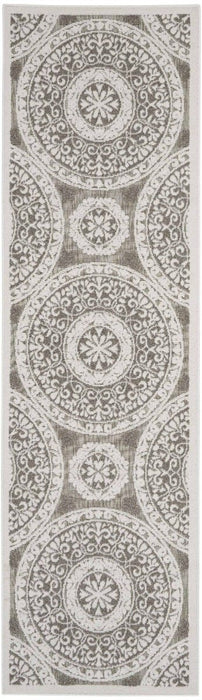 Key Largo Taupe KLG03 Polypropylene & Polyester Contemporary Area Rug - 4 Ft x 6 Ft