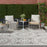 Key Largo Taupe KLG03 Polypropylene & Polyester Contemporary Area Rug - 9 Ft x 12 Ft