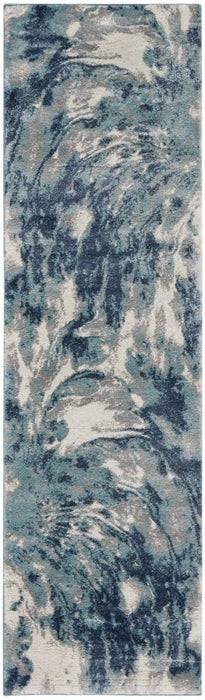 American Manor Polypropylene & Polyester Blue Ivory BLUIV