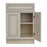 Antique White Wood Base Cabinet 1