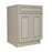 Antique White Wood Sink Base Cabinet 1