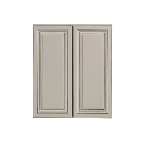 Antique White Wood Wall Cabinet 1