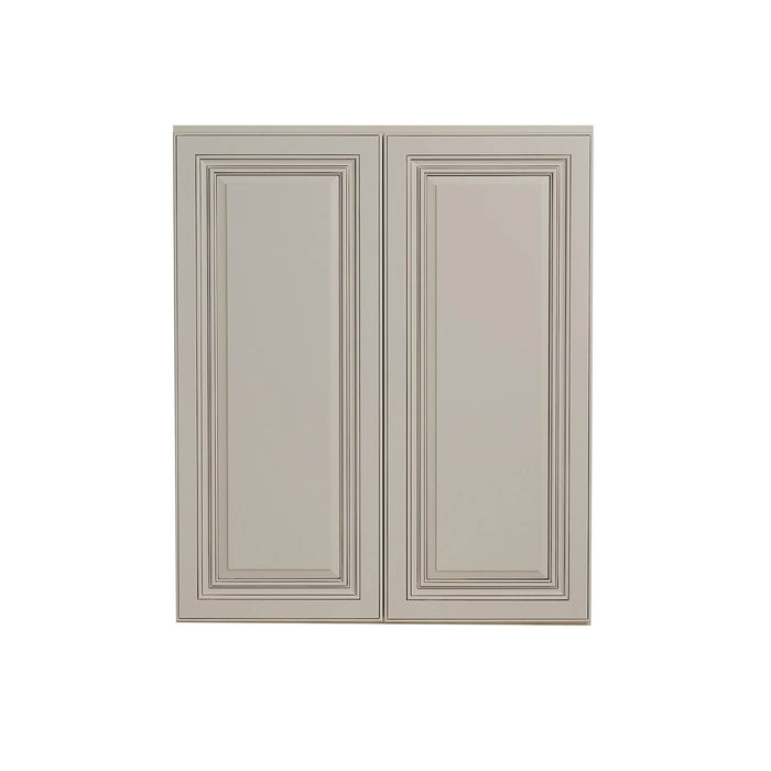 Antique White Wood Wall Cabinet 1