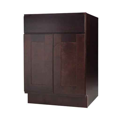 Beech Espresso Wood Sink Base Cabinet 1