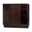 Beech Espresso Wood Corner Blind Base Cabinet 1