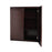 Beech Espresso Wood Wall Cabinet 1