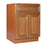 Coffee Glaze Wood Sink Base Cabinet 1