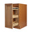 Coffee Glaze Wood Pull Out Base Cabinet 1