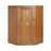 Coffee Glaze Wood Blind Wall Cabinet 1