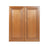 Coffee Glaze Wood Wall Cabinet 1