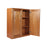 Coffee Glaze Wood Wall Cabinet 1