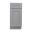 Gray Shaker Wood Base Cabinet 1